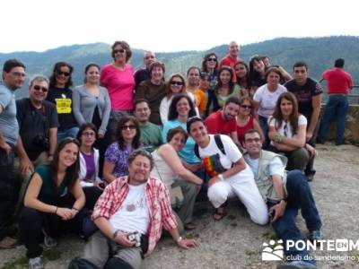 Grupillo en el Mirador del Diablo - Ayna; nacimiento rio cuervo; la pedriza madrid